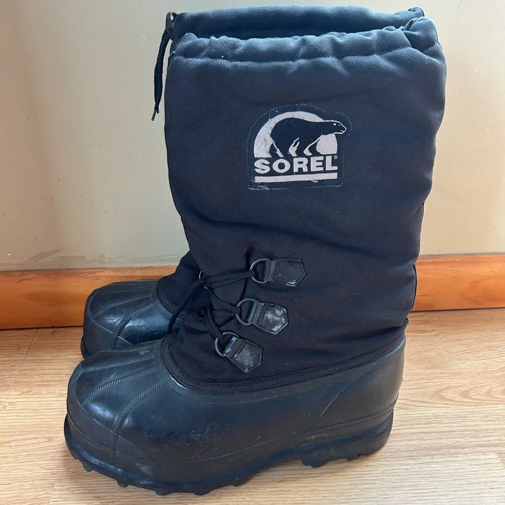 Sorel Black Snow Boots
